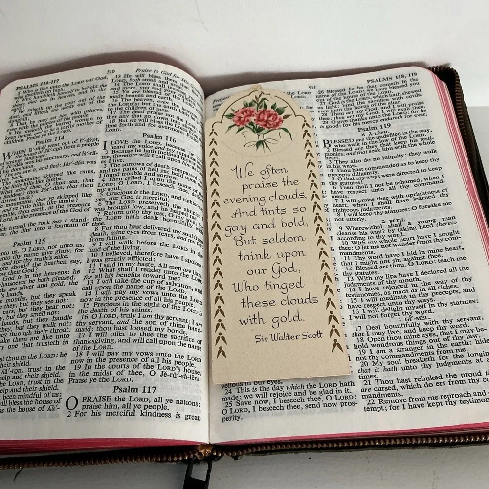 VTG Holy Bible KJV Concordance Red Letter Edition Zipper World Publishing Co.